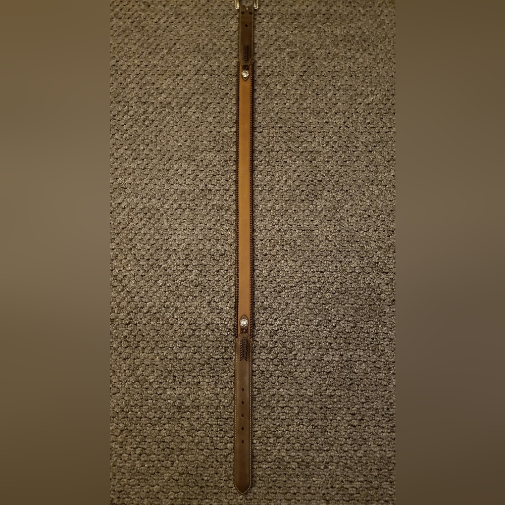 Nocona Leather Belt - Brown -Size 38